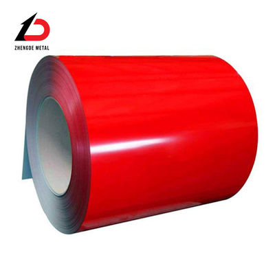 Gegalvaniseerde zinkcoating staal spoel rood dubbel gecoat kleur geschilderd