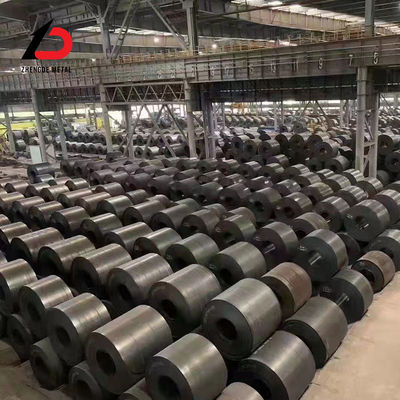 China Warmgewalste koolstofstaal spoel ASTM A36 A53 Q235 Q345 Staal spoelen 5mm 10mm 15mm Dikte Op maat gemaakte strook spoel voor industriële productie