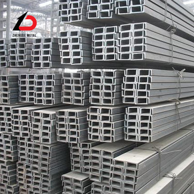 Warmgewalst koolstofstaal U-kanaal S235jr S355jr 16 Gauge Metal U-kanaal