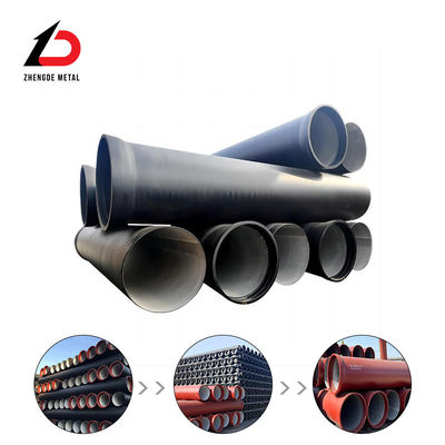 Vervoer van kraanwater DN80-2600mm maat afmetingen Fabrieksprijs Verkoop Ductiel ijzeren buis