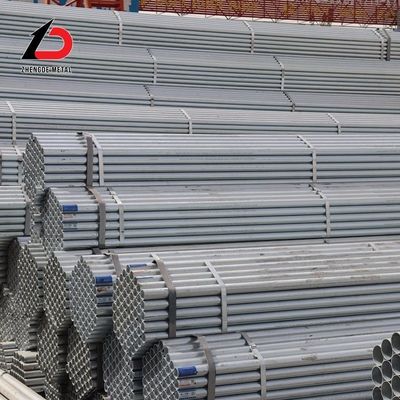 Galvaniseerde staalbuis Q235 Q195 Q235 Q195 Warm gedompeld gegalvaniseerd rond buis