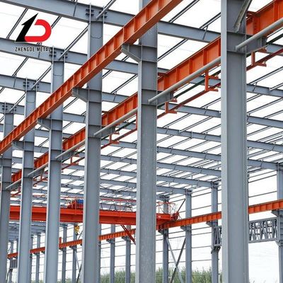 Fabricatieontwerp Staalframe Structure Warehouse Metaal Staalstructuur