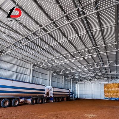 ASTM Steel Prefab Buildings Boerderij magazijnen Industrieel Schuur Grote staalstructuur