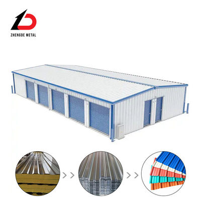 Modulaire staalframe structuur aangepast sandwichpaneel staalstructuur
