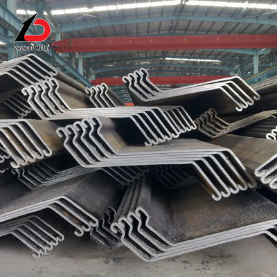 Warmgewalste staalplaatstapel van staalplaat van type 2 staalplaatstapel van type 3 U-vormige staalplaatstapel met fabrieksvoorraad