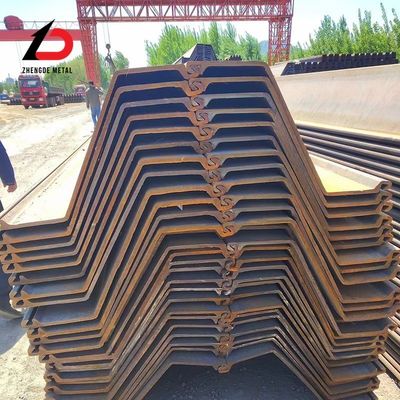 ASTM A690 U-type staalplaatpielen koudgewalst