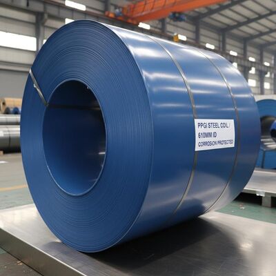 610 mm Binnendiameter PPGI Stalen Coil met Corrosiebestendigheid en Opties voor Aangepaste Lengte