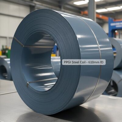 610 mm binnendiameter PPGI-staal spoel biedt een gemakkelijke vormgeving en een superieure corrosiebescherming