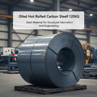 Geoliede warmgewalste koolstofstalen spoel 120 kg Ideaal materiaal voor structurele fabricage en engineering