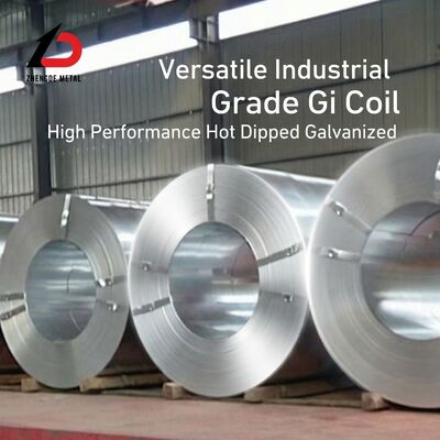 DX51D Z275 gegalvaniseerd stalen spoel 0,3-3,0 mm 600-1500 mm Regelmatig spangleoppervlak met 275 g/m2 coating