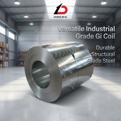 EN 10346 DX51D gegalvaniseerde stalen spoel 0,4-3,0 mm 600-1500 mm slotvormende kwaliteit met Z100-Z275 coating