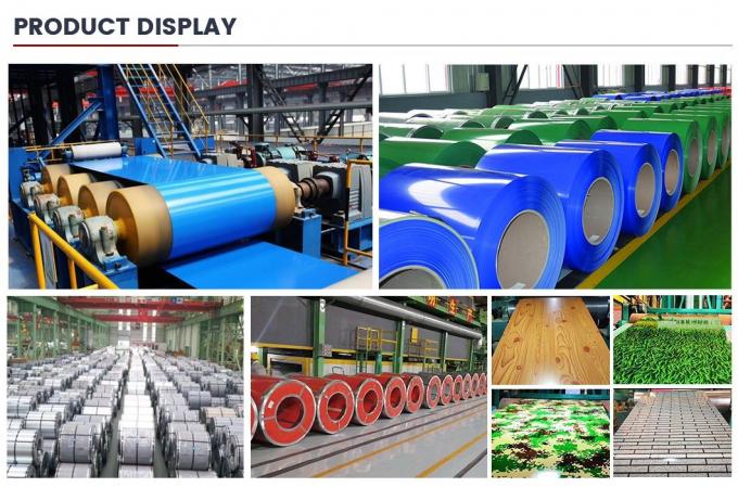 PVDF Coating PPGI Steel Coil Ral 5015 kleurcoated aluminium coil 8