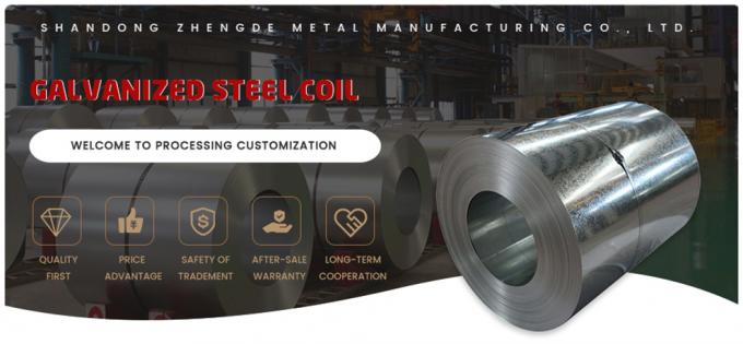 ASTM JIS Dx51d gegalvaniseerde gegalvaniseerde spoel, warm gedompeld met normale spanglecoating 0