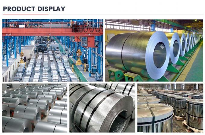 ASTM JIS Dx51d gegalvaniseerde gegalvaniseerde spoel, warm gedompeld met normale spanglecoating 7