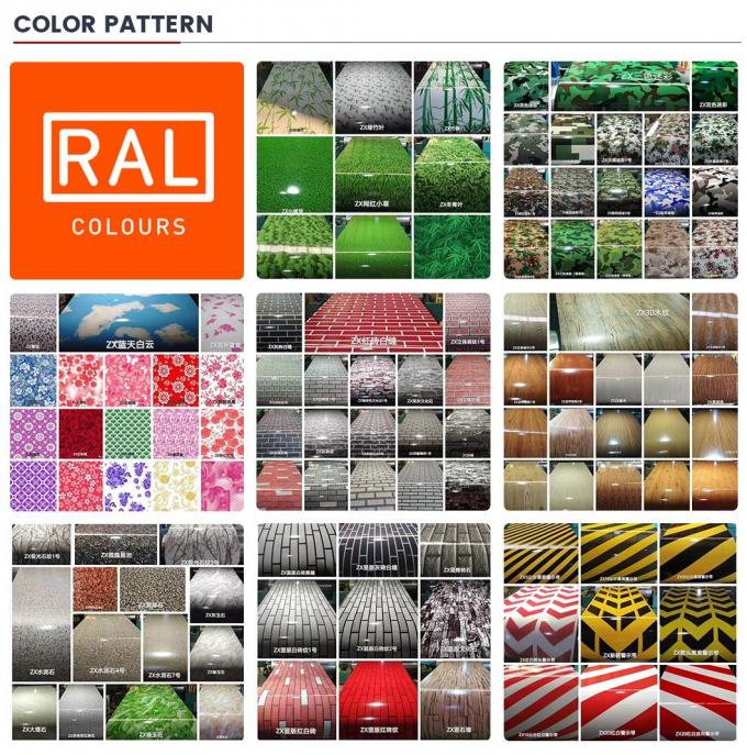 2 mm PPGI PPGL spoel Ral Kleur Op maat gemaakte gegalvaniseerde gegalvaniseerde spoel 6