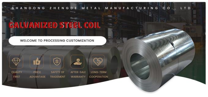 Hoogwaardige ASTM koudgewalste gegalvaniseerde stalen spoel voor metalen ijzeren dakplaat 0