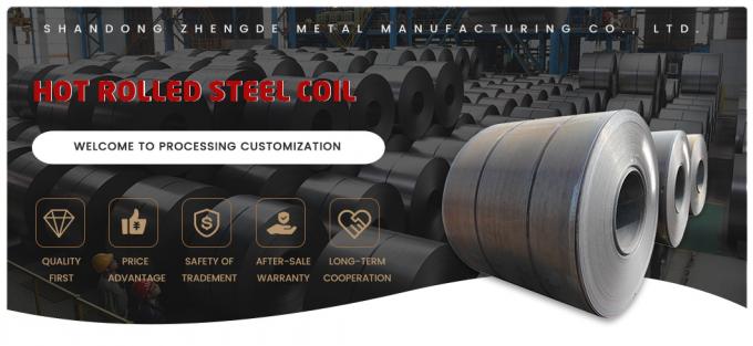 ASTM A36 metalen dakband 1000 mm 1500 mm breedte warmgewalst voor de bouw 0