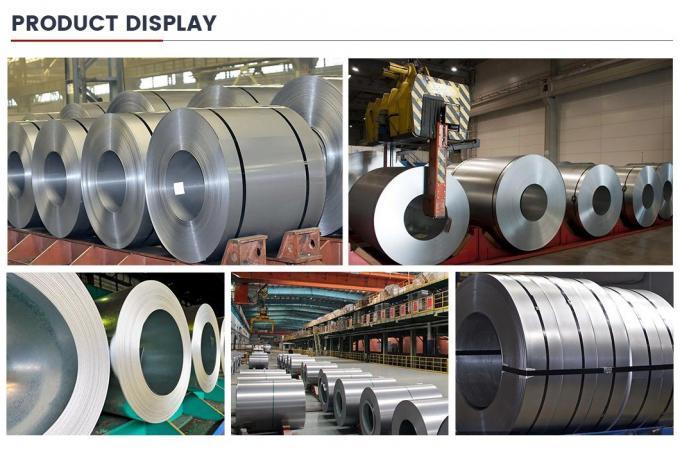 Fabrieksdirect 0,125-4,0 mm gegalvaniseerd plaat/spoel Ss250 Ss275 koudgewalste stalen spoel 7