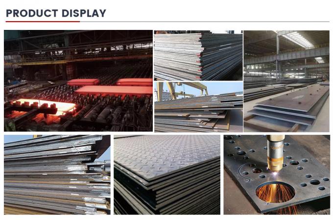 S235j2 laaggelegeerd staal plaat 6m 12m maat afmeting warmgewalst betonconstructie 8