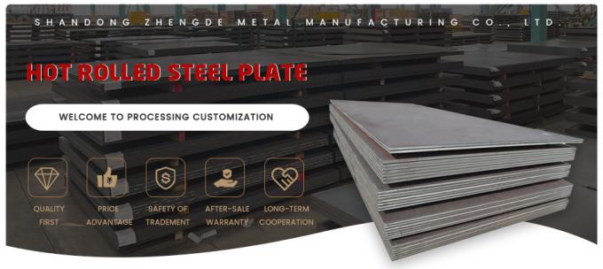 ISO koolstofstaalplaat Ss400 Ss355jr S275jr HRC Ms warmgewalst 0