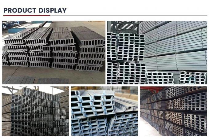 S330 Ss400 Warmgewalst Constructiestaal H-profiel 100*55*5*8.5 120*60*5.5*9 Aanpasbaar Cu Kanaalstaal 7