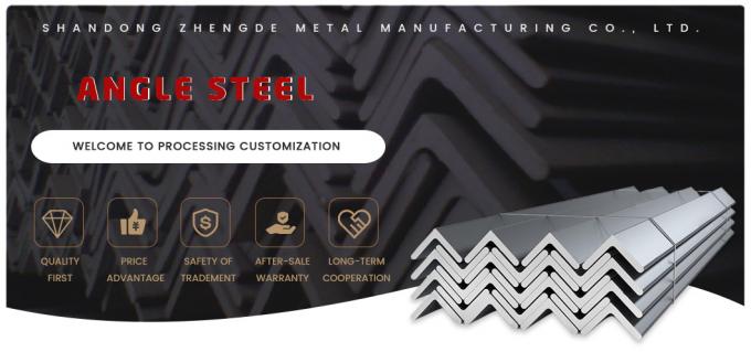 Constructie laagkoolstofhoek staal gelast geperst metalen hoekbalk 0