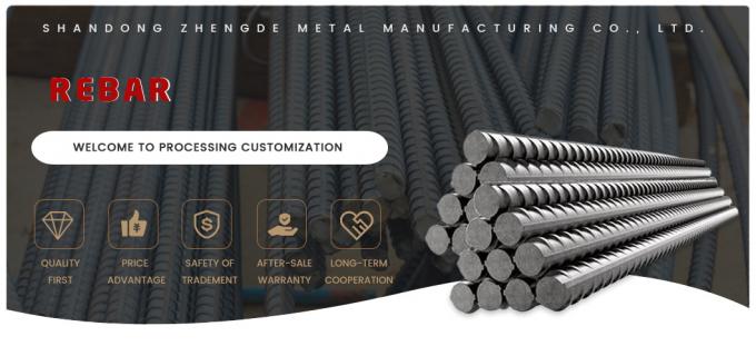 Goed op maat gemaakte gevormd gegalvaniseerd gegalvaniseerd versterkt geschroefd ronde staalstaaf Carbon Hrbf335 Hrbf400 Hrbf500 Hrb400e, Hrbf400e Rebar Factory Price 0