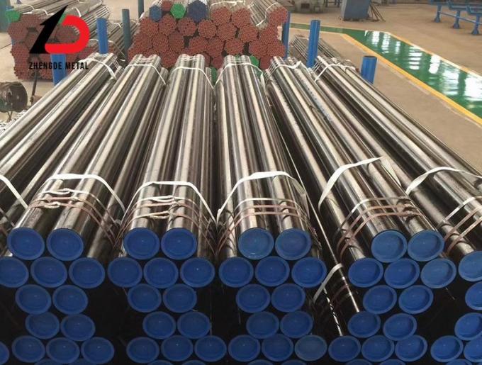 ASTM A53 A106 Grote lijst 40 Gr B ERW Carbon Steel Pipe For Oil Gas Pipeline Spot Fact 2