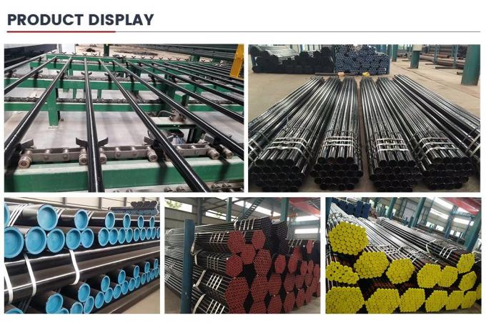 ASTM A53 A106 Grote lijst 40 Gr B ERW Carbon Steel Pipe For Oil Gas Pipeline Spot Fact 7