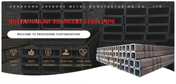 Op maat gemaakte maat 25*25 30*25 30*40 30*30mm Carbon Steel Seamless Pipe Mild Hollow Section Rectangular Square Steel Seamless Tube 0