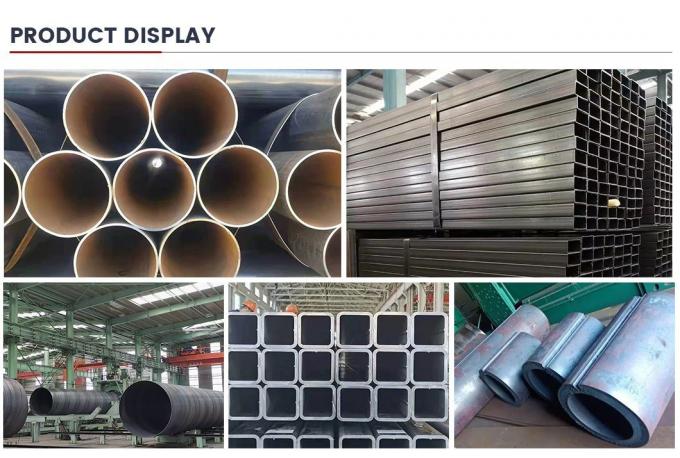 Pipeline voor aardgas en olie API 5L L245, L360, A53, J55, N80, X42, X46, X52 Carbon Steel Pipe Spiral Gesolde Pipe 7
