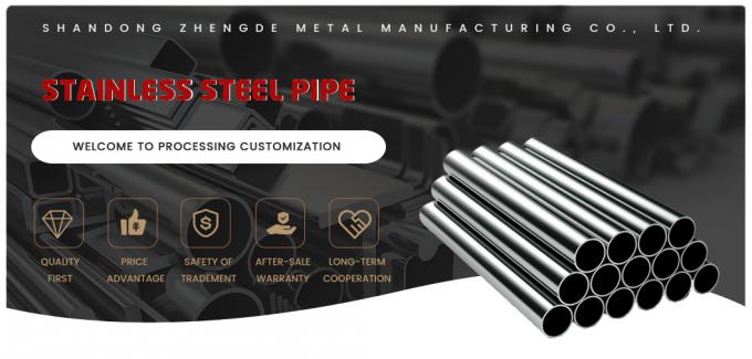 AISI 201 304 316 316L 430 Pickling Ba 2b Bright Polish Cold Hot Rolled Seamless Pipe voor bouwmaterialen 0
