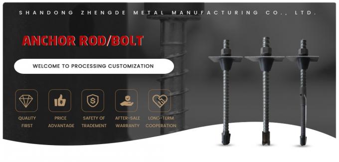 voor Tunneling Slope Coast Self-Drilling Bolts 40cr R51/30 Anker Bar Anker Rods 0