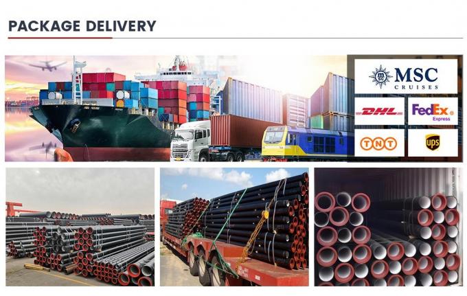 Vervoer van kraanwater DN80-2600mm maat afmetingen Fabrieksprijs Verkoop Ductiel ijzeren buis 14