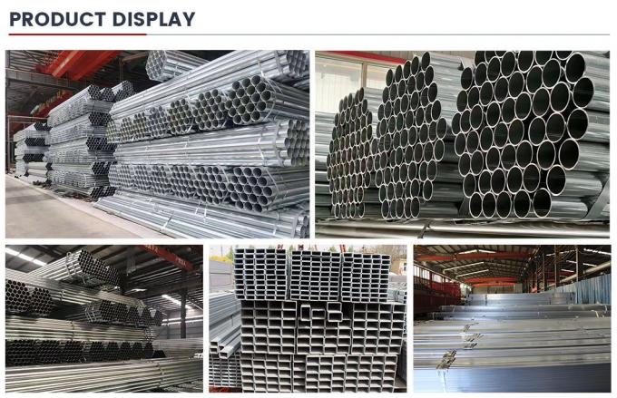 15 mm diameter gegalvaniseerd staal structuurpijp ASTM A120 Zwart poeder bedekt 7